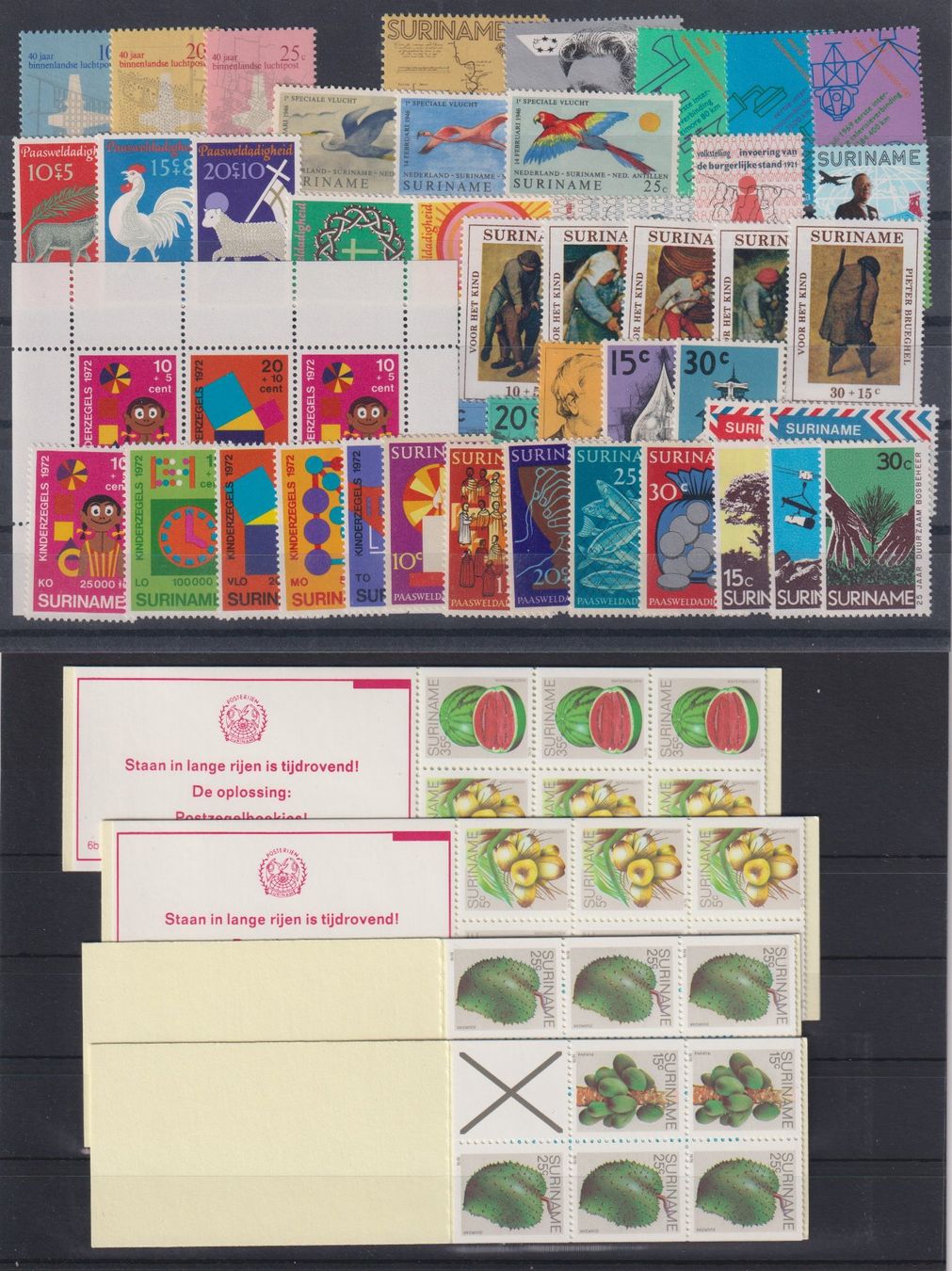 Tutti i francobolli: Suriname: Lot postfrische Marken + Markenhefte – Nuovo (secondo la descrizione) da Dällikon venduto da Minita