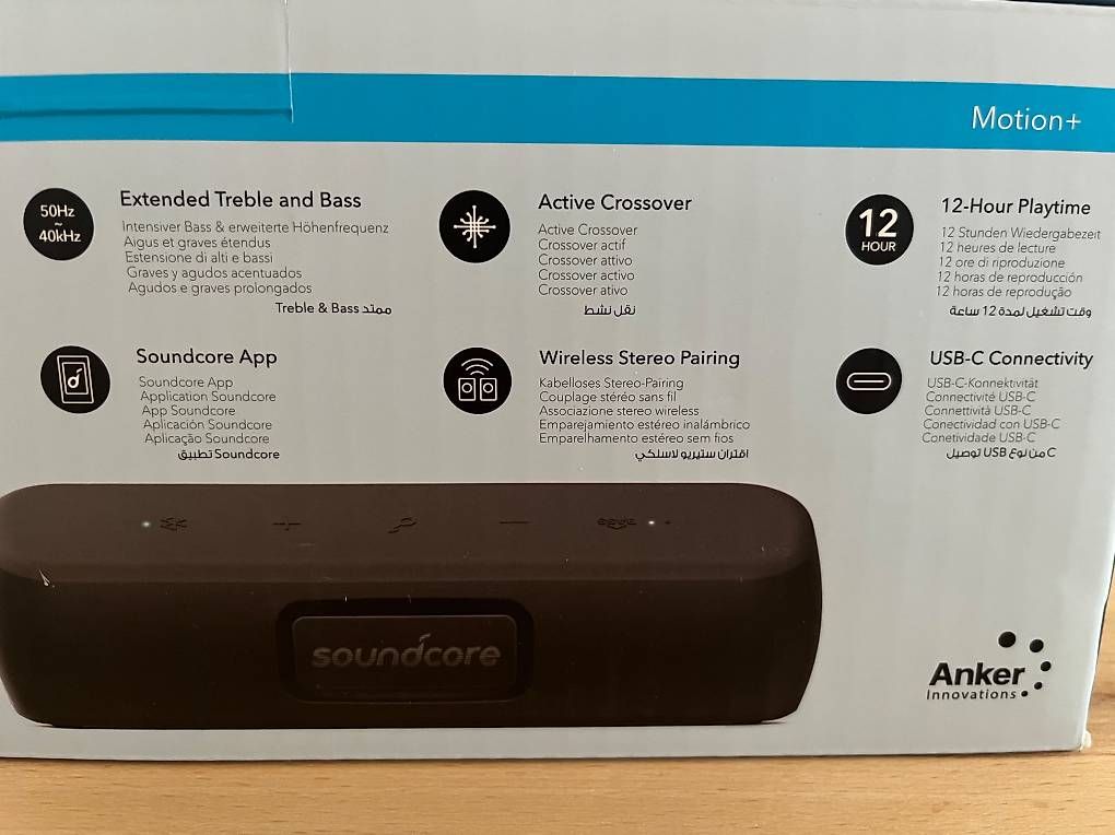 Soundcore Haut-parleurs: Anker Soundcore Motion Plus Bluetooth Lautsprecher – Neuf (Voir description) à Hirzel par mak_9tmr 3