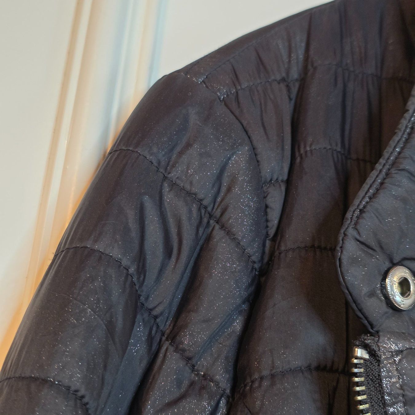 Giacche: Cache Cache Jacke M schwarz – dezenter Glitzer – Usato da Wald ZH venduto da CapLux 6