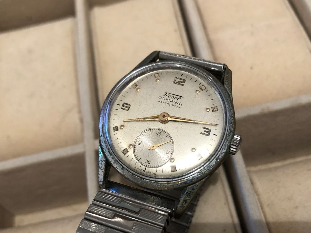 Montre Mécanique Vintage ASEIKON Homme - Couronne Vissée - Pièce De Collection (ne Tourne Pas)