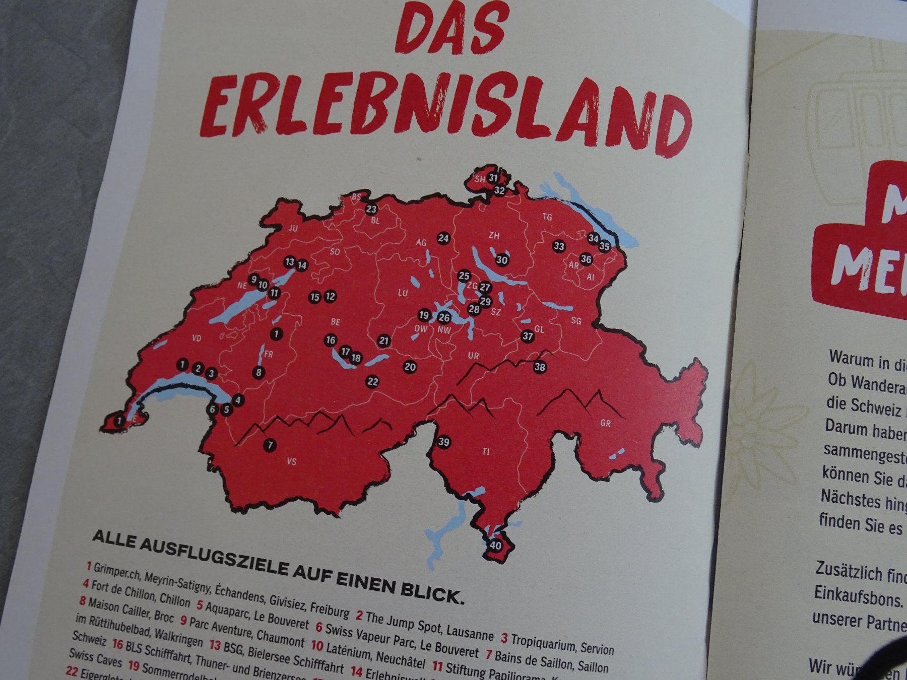 Buoni: 40 Coop Erlebnisbons Schweiz – Nuovo e nell'imballaggio originale da Rothrist venduto da heinrich1966 1