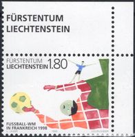 Fussball WM 1998 - seltene Sport Marke ab 25% vom Postpreis