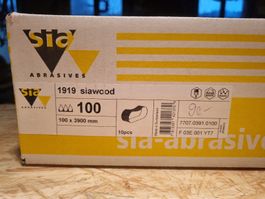 sia Schleifpapier Holz für Bandschleifer 100 x 3900 mm