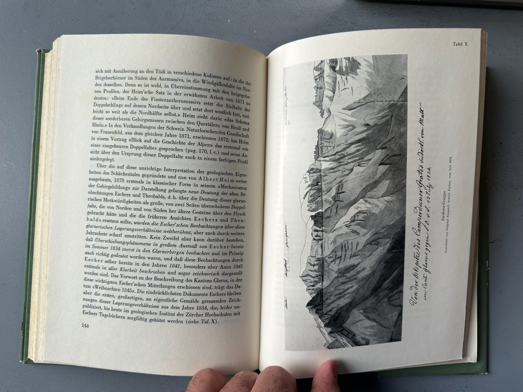 Bücher: Rudolf Staub: Der Bau der Glarner Alpen – Gebraucht aus Zürich von allp 5