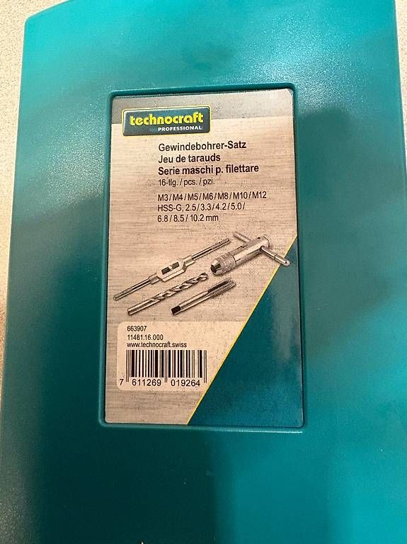 Alle Werkzeuge: Gewindeschneider Set M3M12 NEU – Neu und originalverpackt aus Müselbach von Mueselbach 2