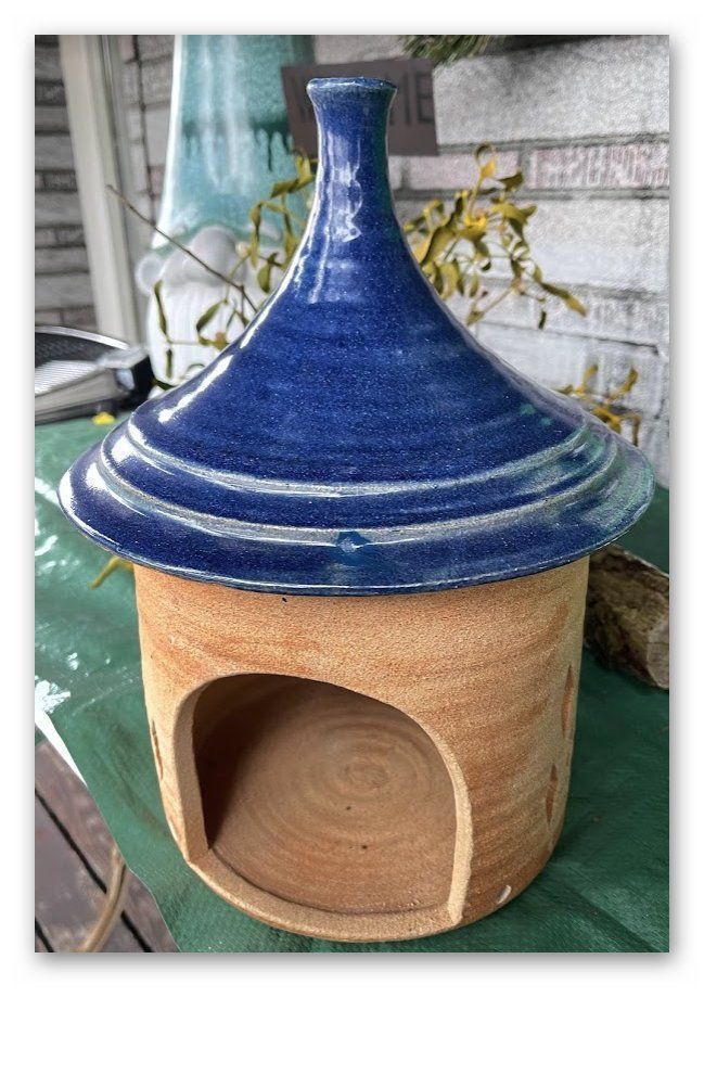 Casette per uccelli: Vogelfutterhaus Keramik – Nuovo (secondo la descrizione) da Lutzenberg venduto da Truhe