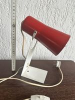 Tischlampe rot Metall verstellbar 