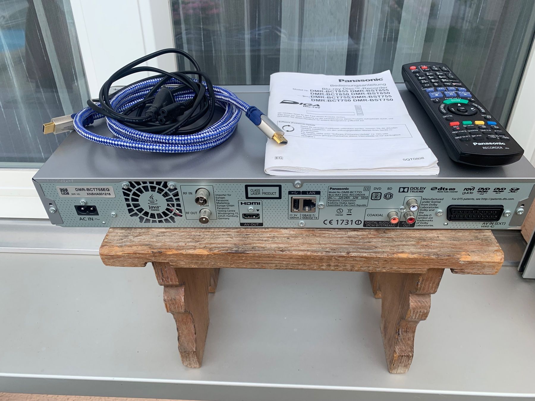 Panasonic Multimediaplayer & Streamer: Panasonic Blu-ray Disc TM-Recorder Panasonic – Gebraucht aus Ins von sperber42 1