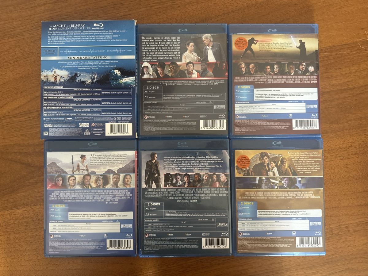 : STAR WARS BLURAY SAMMLUNG – Usato da Bern venduto da Sunne2003 1