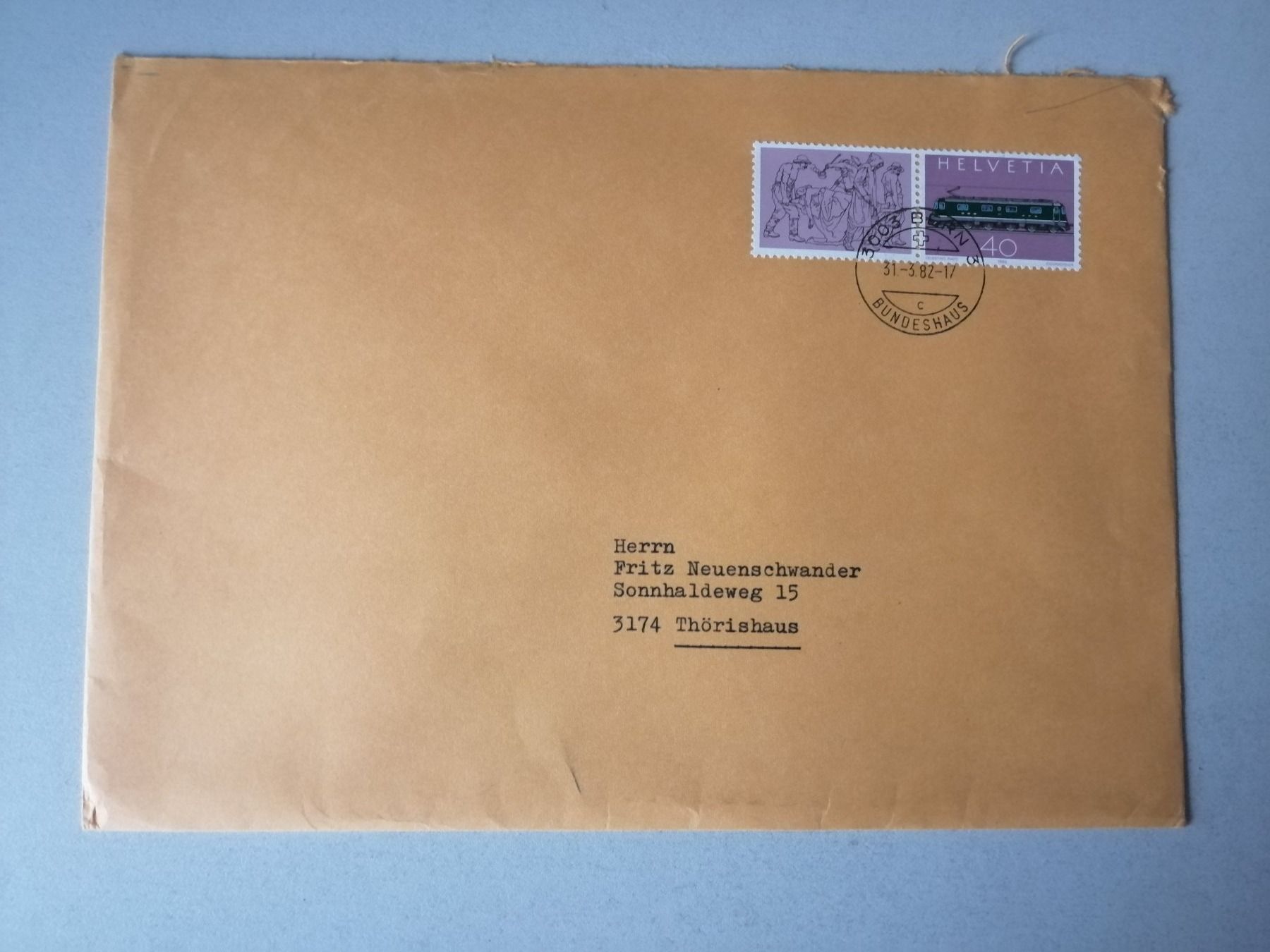 Alle Briefmarken: Briefumschläge: Diverse! – Gebraucht aus Hinterkappelen von 1399 4