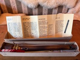 Mini Saxophon mit Grifftabelle und Anleitung