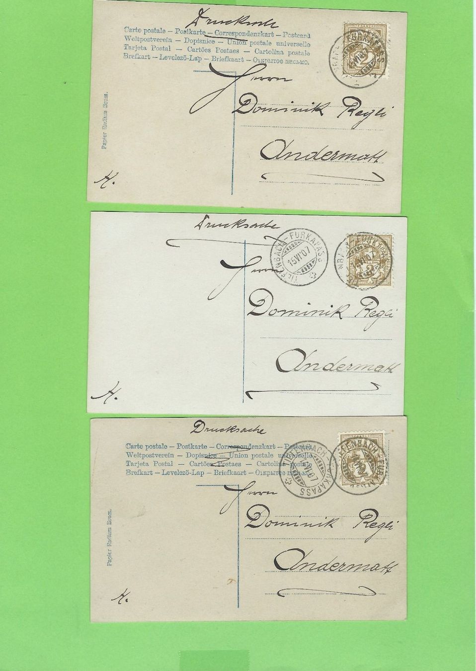 Cartoline postali: Napoleon auf St.Helena, 10AK – Usato da Zürich venduto da t24_de 3