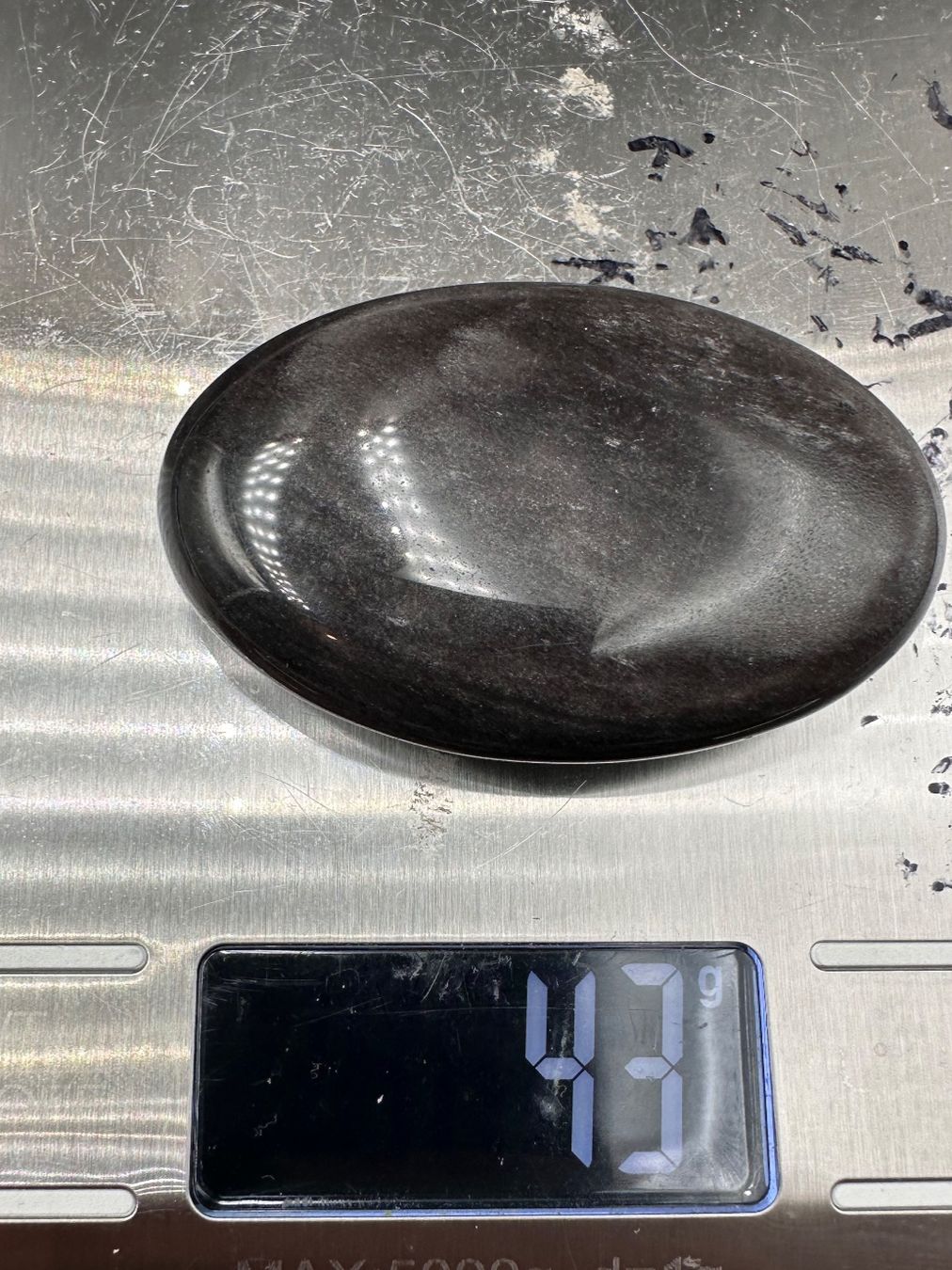Mineralien & Heilsteine: Silber Obsidian Handschmeichler Heilstein – Neu und originalverpackt aus Männedorf von Handschmeichler 5