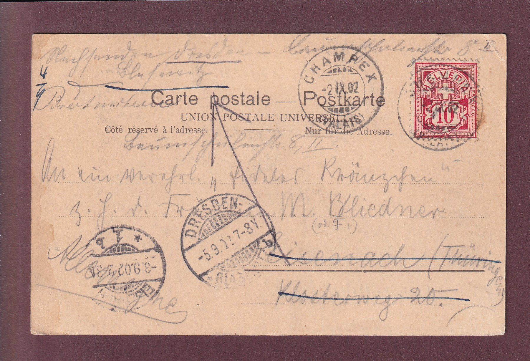 Cartes postales: LAC CHAMPEX - 1902 – D'occasion à Pully par nicecards 1