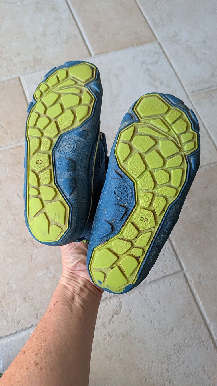 Affenzahn Scarpe per ragazzi: Affenzahn Blue Winterschuhe Barefoot shoes 29 – Usato da Adlikon b.Regensdf venduto da foofdoll 2