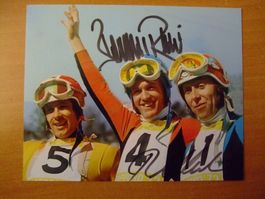 BERNHARD RUSSI UND ROLLAND COLLOMBIN  AUTOGRAMM RARITÄT !