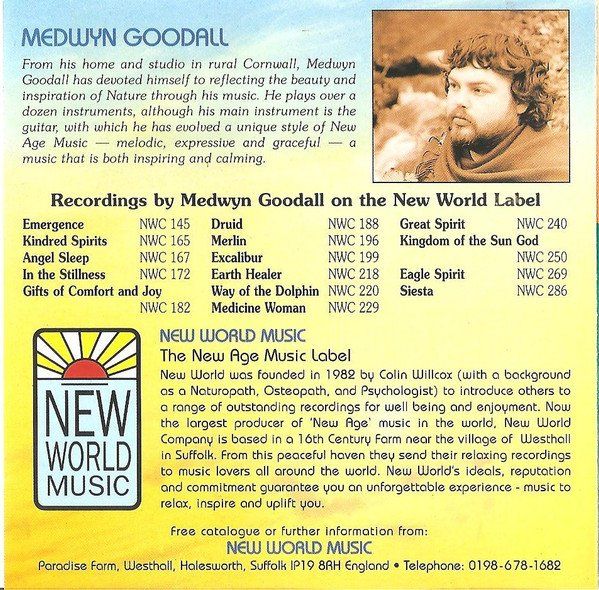 CD: Medwyn Goodall - Siesta CD - 1995 – Usato da Zürich venduto da Aspri 3