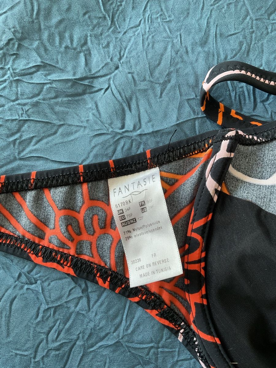 Badekleider & Bikinis: Bikini Fantasie taille 75F bas M fleuri – Neu (gemäss Beschreibung) aus Villarepos von Sglobule 6