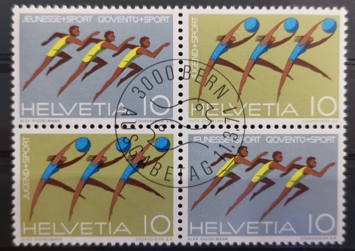 Tutti i francobolli: 1971 Turner Viererblock ET-Stempel – Nuovo (secondo la descrizione) da Dübendorf venduto da goeggi79
