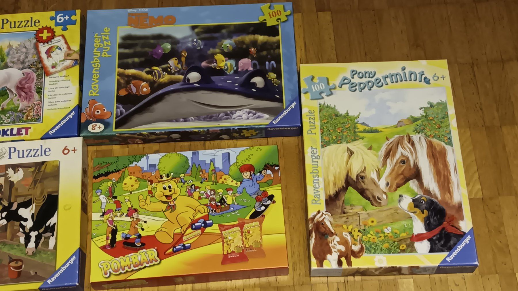 Ravensburger Puzzle: Lot Puzzles, 6 Einzelpuzzle, 100 Teile – Usato da Dietikon venduto da Rabia 1