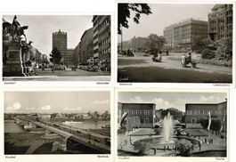 4 AK Düsseldorf 1952