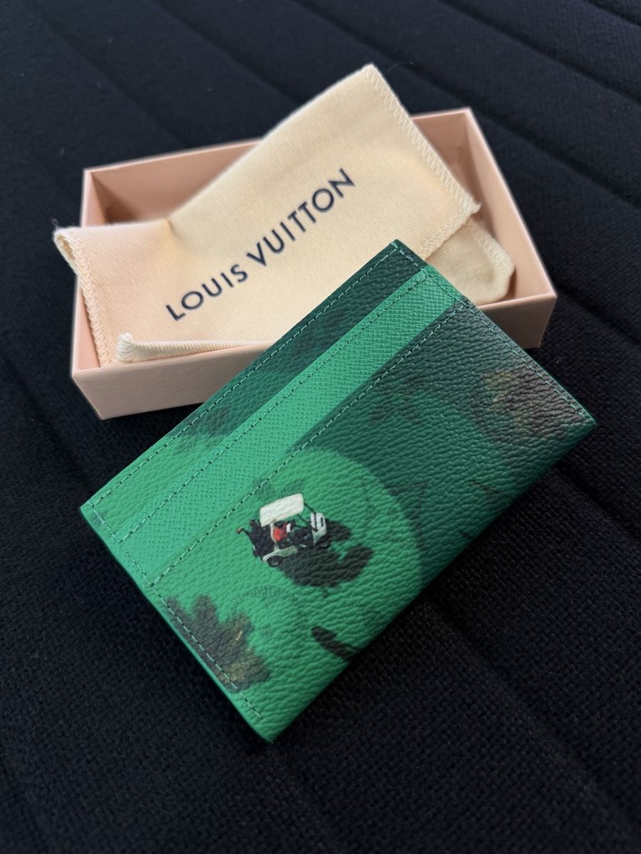 Louis Vuitton Portafogli: LOUIS VUITTON   I   Golf Green   I   Double Kartenetui – Nuovo e nell'imballaggio originale da Alpnach Dorf venduto da GaroviDS 4
