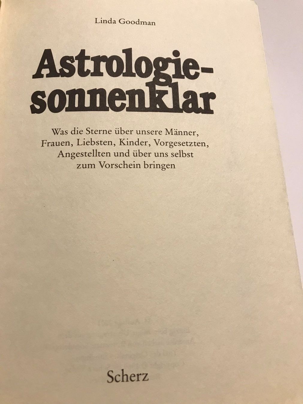 Bücher: Astrologie sonnenklar – Gebraucht aus Wolfwil von kreabea 1