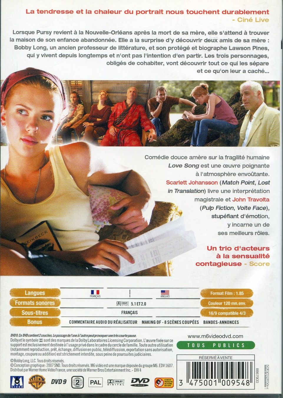 Tutti i DVDs: LOVE SONG  -  DVD – Usato da Les Avants venduto da soyouz63 1