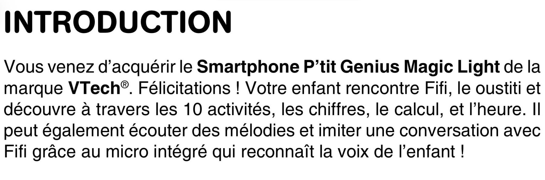 Vtech Giocattoli: Génial VTech Smartphone P'tit Genius Magic Light Rose Rose – Usato da Genève venduto da Mazelyne 3
