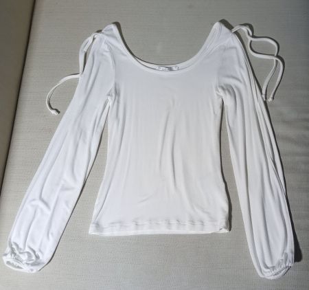 H&M Clothes Jersey Langarm Shirt mit offenen Ärmel 34