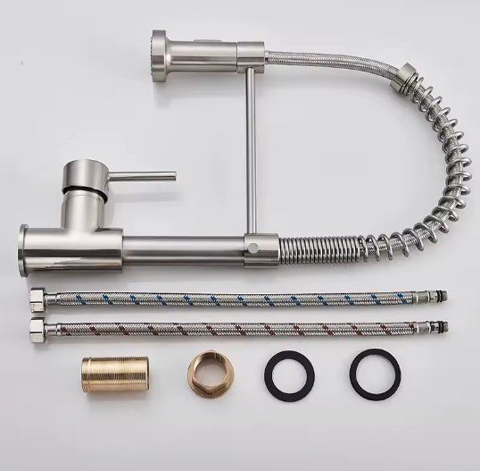 Rubinetteria: Küchenarmatur mit Pull Down Sprüher Brause – Nuovo e nell'imballaggio originale da Geneve venduto da Titi2008 8