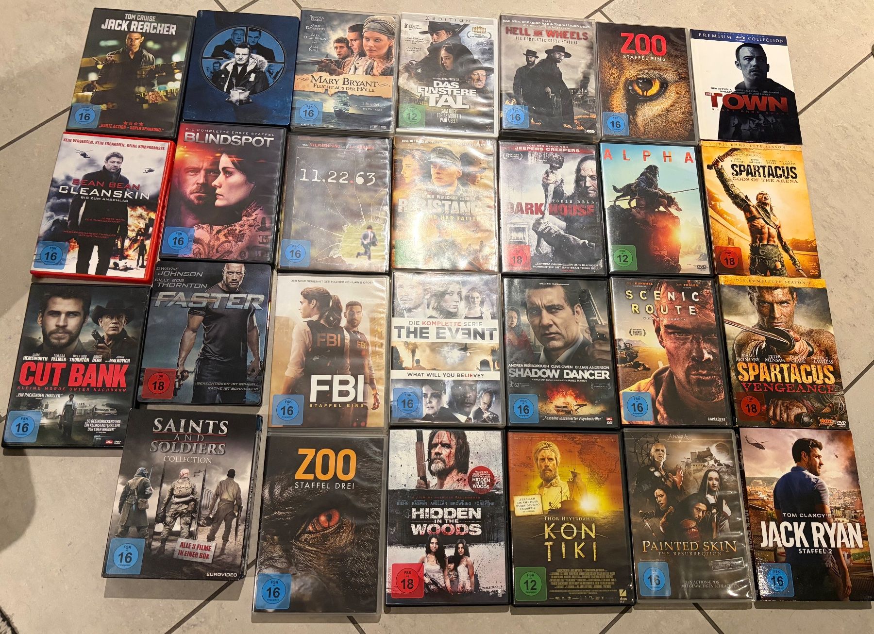 Tous les DVDs: 27 DVD action Thriller – D'occasion à Wettingen par buntmaler2005