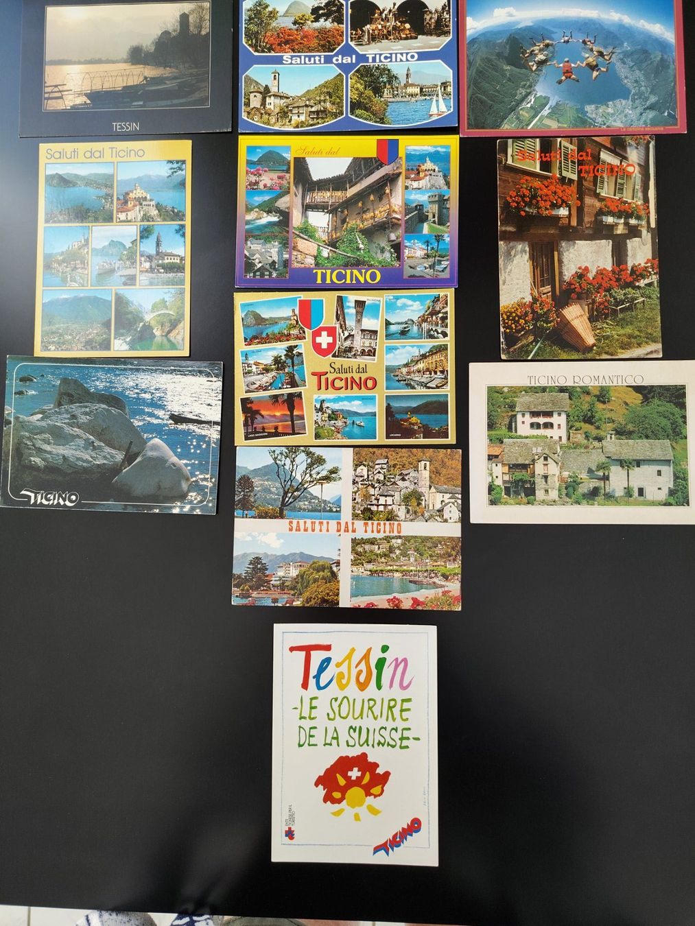 Cartoline postali: 11x Saluti dal Ticino, ab ca. 1971 – Usato da Ohmstal venduto da Lebensfreude05 1