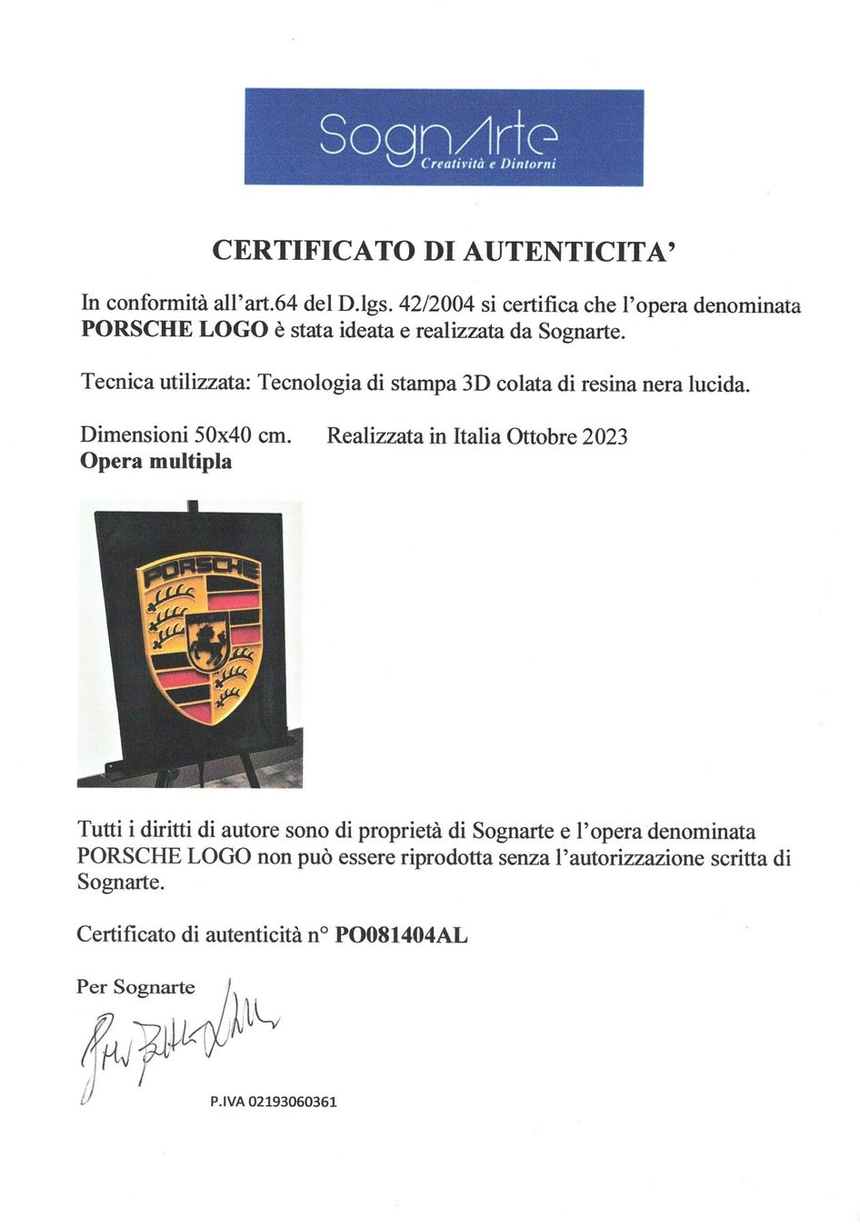Gemälde: PORSCHE 3D print exclusive artwork - with Certificate – Neu und originalverpackt aus Le Mont-sur-Lausanne von luxurylover 7