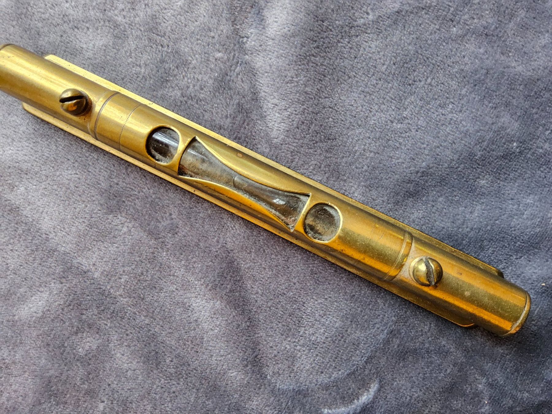 Messen: Antike Messing Taschen Wasserwage ca 1900 – Gebraucht aus Zürich von SciTec