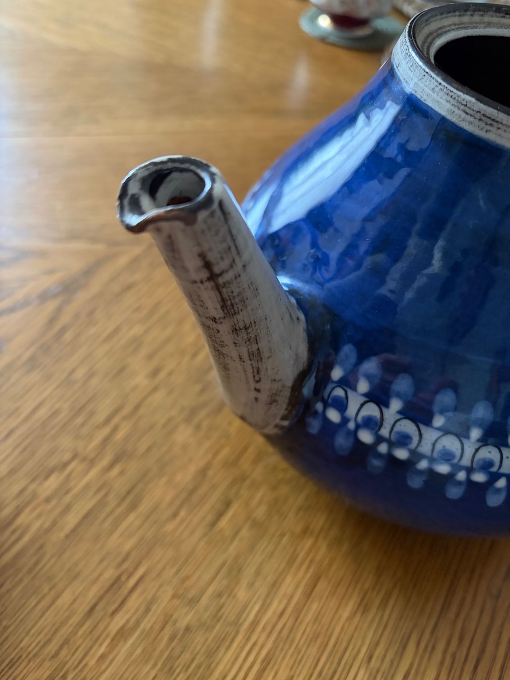Teekannen: Hugo Kohler Biel Glazed Ceramic Teapot – Gebraucht aus Luzern von AM2nd 6