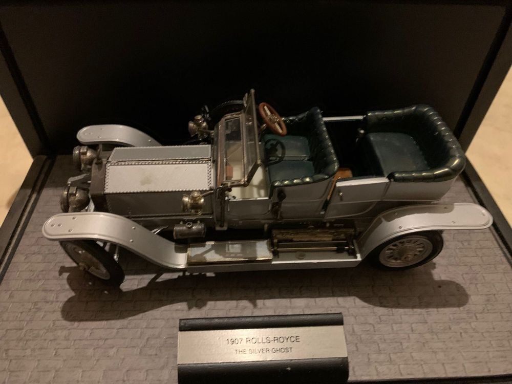 Franklin Mint Modellini d'auto: ROLLS-ROYCE Silver Ghost 1/24 1907 - FRANKLIN MINT – Usato da Vernayaz venduto da Darkfrost