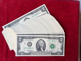 U.S.A. 40 X 2$ 2003 -Aufeinanderefolge Nummern-Stempelfrisch
