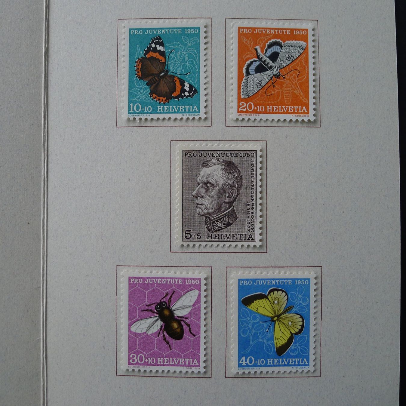 Tutti i francobolli: PJ 1950, Serie in Geschenk - Folder, nummeriert + limitiert – Usato da Ebikon venduto da SilvioFreund 3