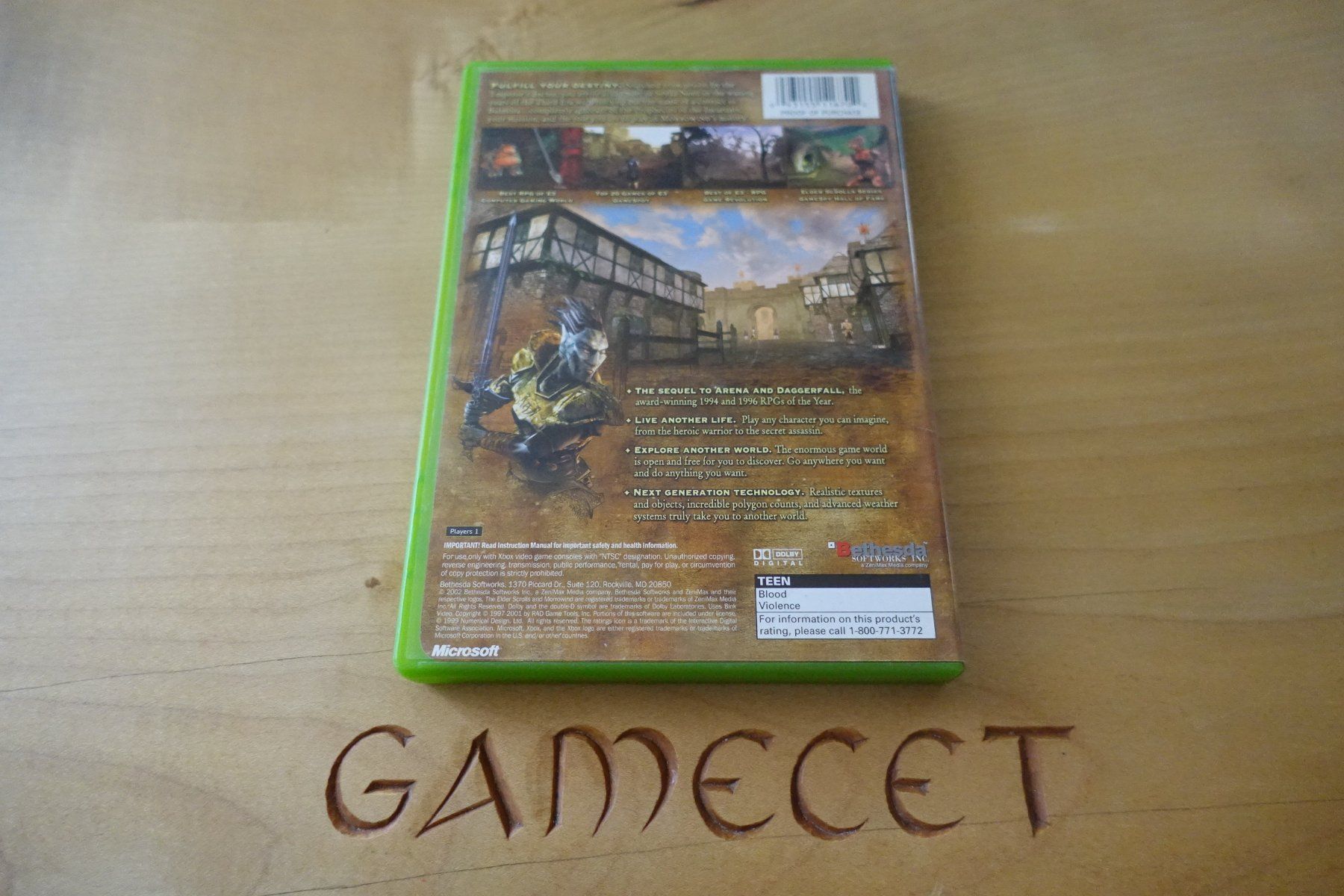 Microsoft Giochi: The Elder Scrolls III: Morrowind - Amerika – Usato da Steinach venduto da Gamecet 2