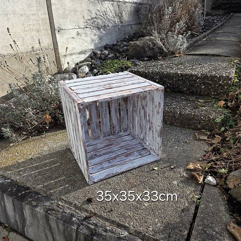 Casse di trasporto: Holzkiste Shabby Chic – Usato da Reichenbach i. K. venduto da likki07