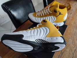 Jordan Jumpman Pro Blanc/Jaune Ocre, Taille 45.5 - Neuves