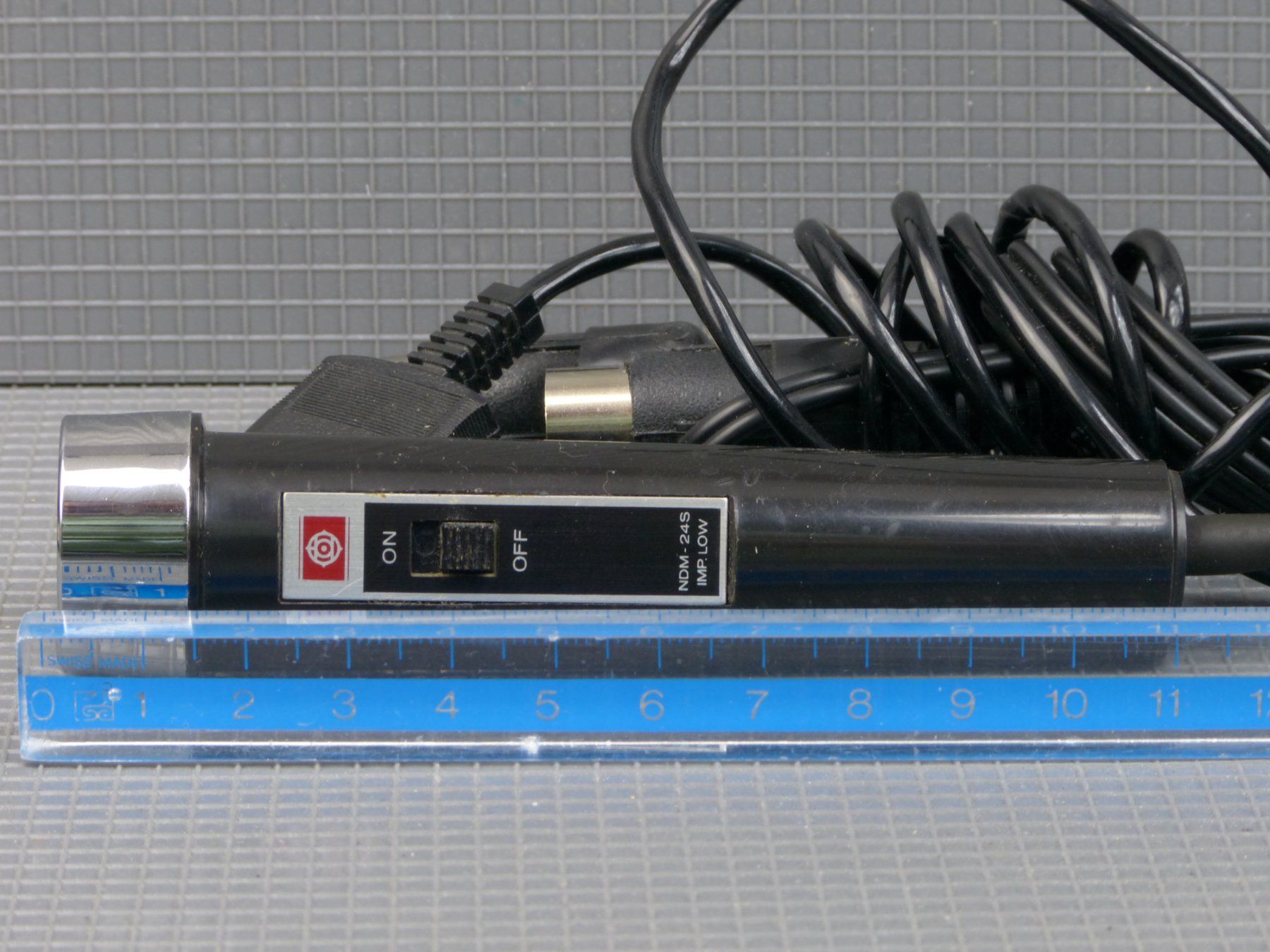 Microfoni: Vintage Mikrofon Motorola Model NDM-24S – Usato da Rheineck venduto da mur.man 7