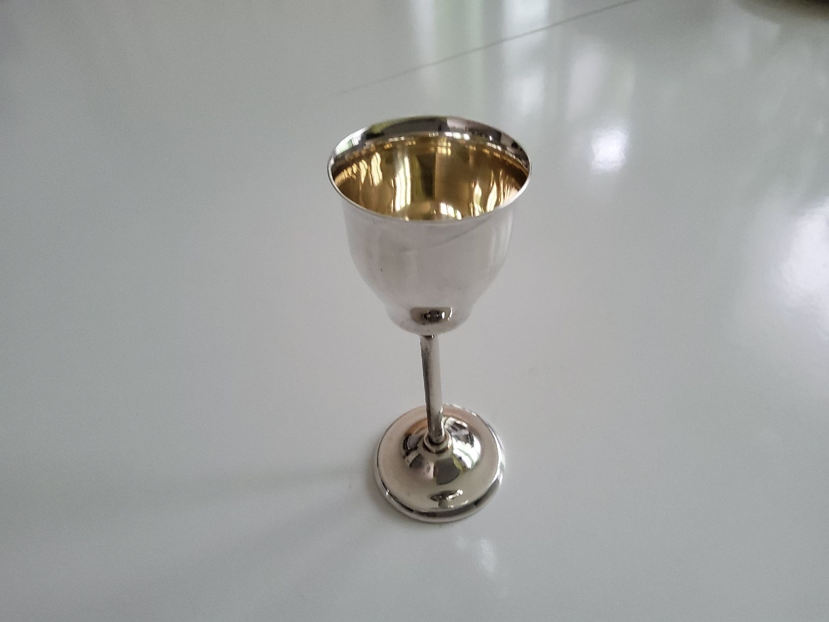 Set di piatti: Serviertablett mit 6 Schnapsbecher, versilbert 60 – Usato da Oberwangen b. Bern venduto da rol_p5g6 1