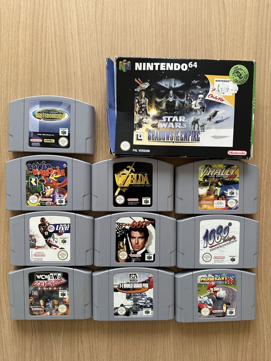 Nintendo Console: Nintendo 64 Konsole mit 12 Spielen & 4 Controller! – Usato da Bättwil venduto da Samuel_Wyss 1