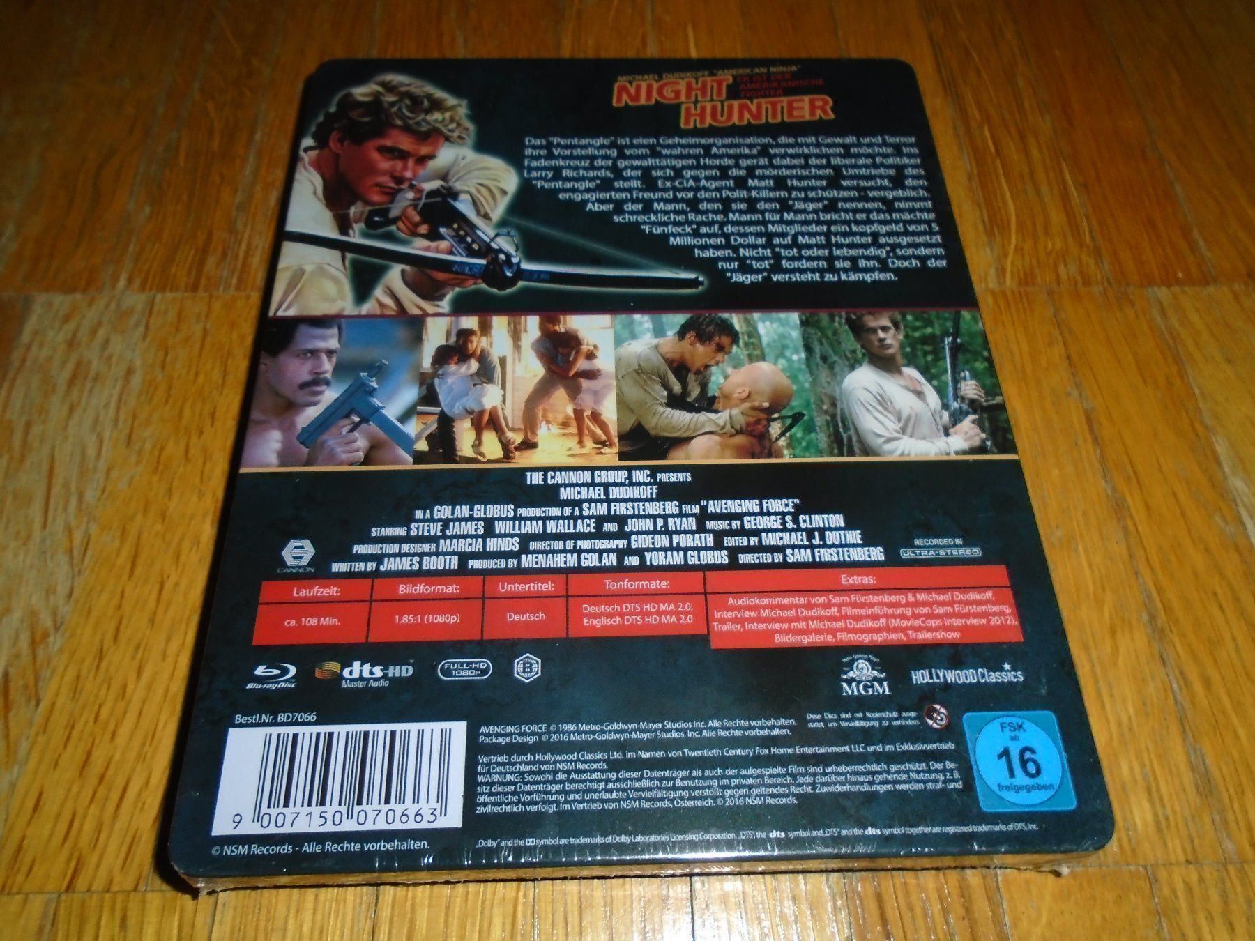 Alle DVDs: Night Hunter - Futurepak - BLU-RAY - 3D Lenticular - UNCUT – Neu und originalverpackt aus Basel von havsok 1