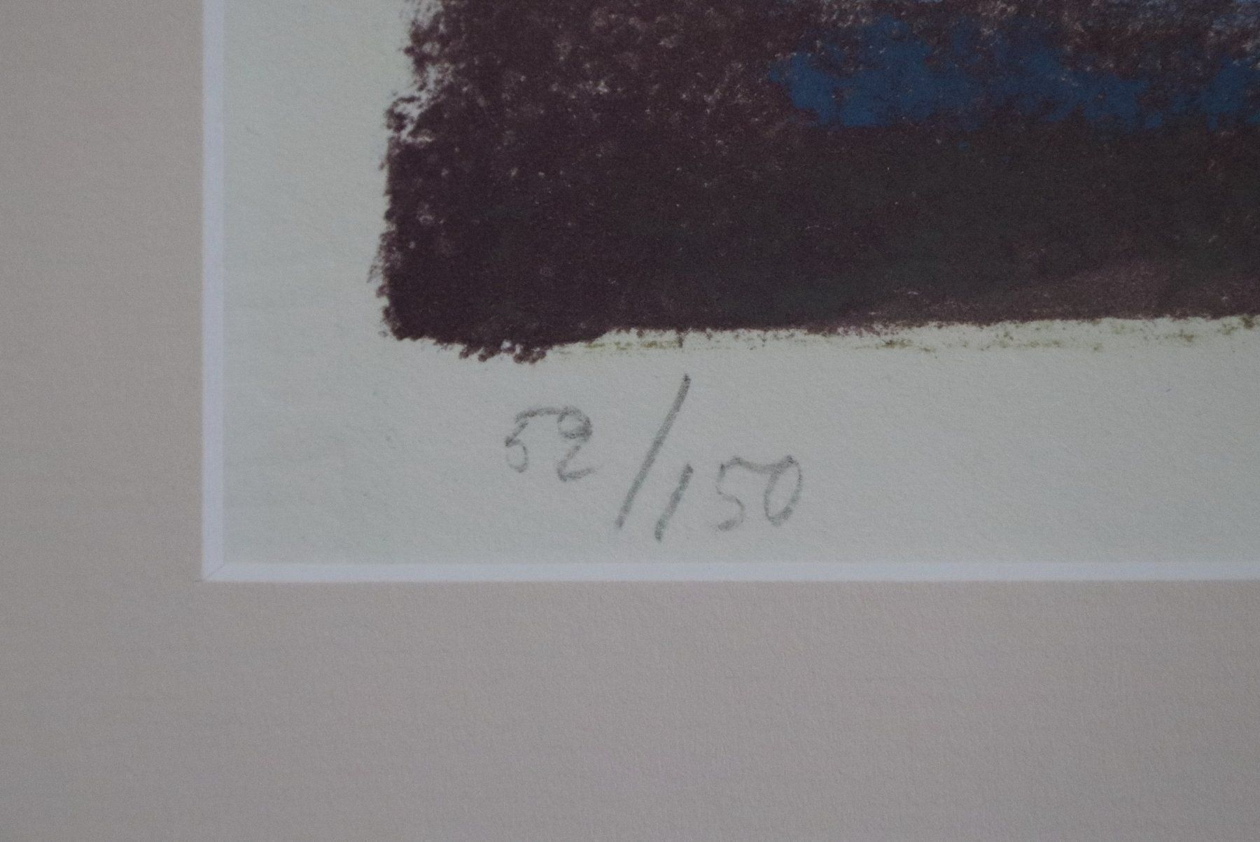 Grafiken & Lithographien: Irma Bamert (1925), Lithographie von 1969, handsigniert – Gebraucht aus Zug von Kunst-Fundgrube 2