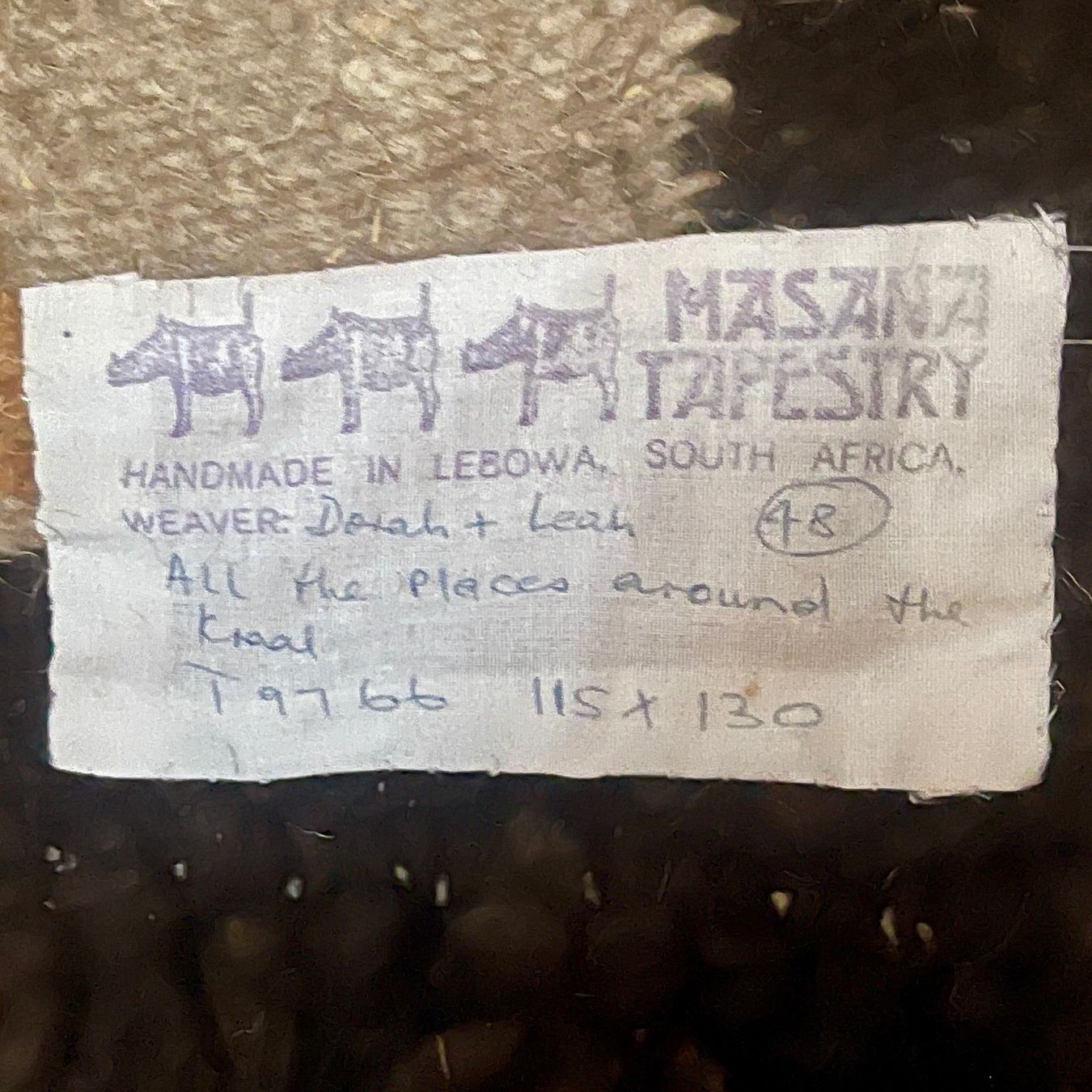 Tutte le decorazioni: Wand Teppich aus Afrika – Usato da Adliswil venduto da stephanie72 1