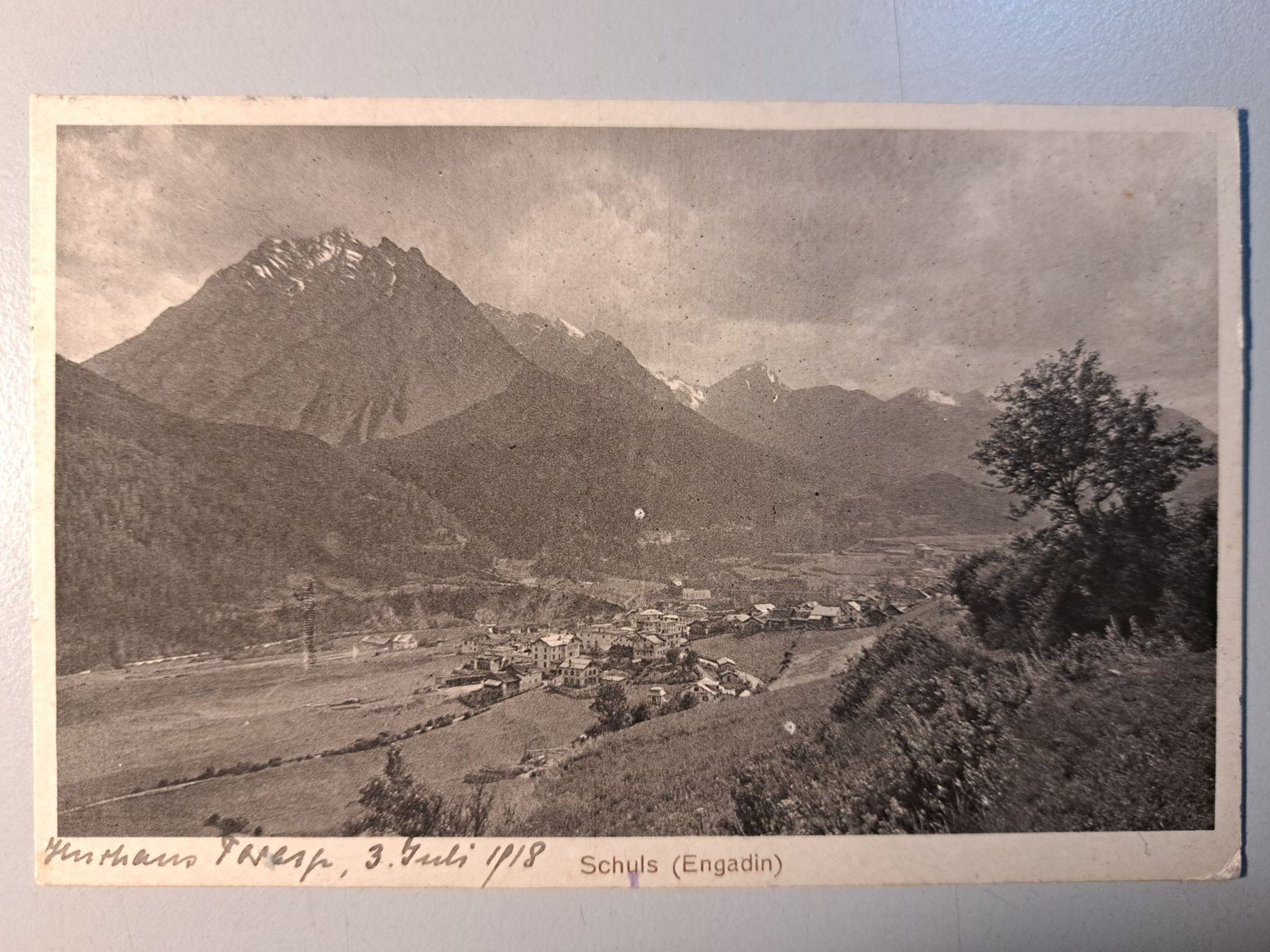 Cartoline postali: AK Schuls (Engadin) – Usato da Kirchberg BE venduto da Soldino