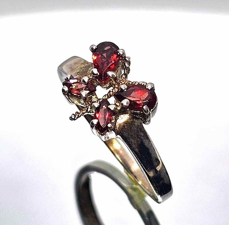 Ringe: Fingerring Sterlingsilber mit Steinen – Neu (gemäss Beschreibung) aus Zug von urzeit 2